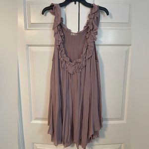 Free People mauve dress. Lingerie style. One size